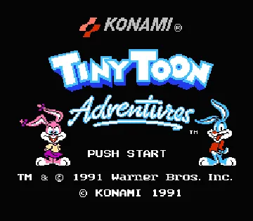 Tiny Toon Adventures (USA) screen shot title